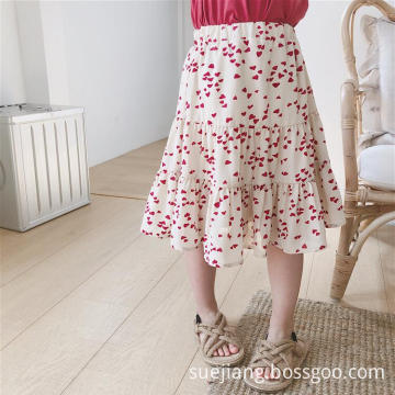 Cute Design Lovely Pattern Printed Children Skirts